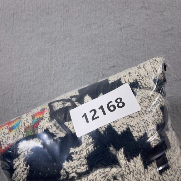 Debut Cardigan Sweater Women Medium Open Front Longline Aztec Knit Boho‎ - Picture 8 of 8